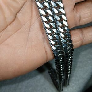 35" Stainless Steal Cuban Link Cain Neckless
